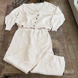 Free People Hailee Cardi Set